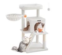 Feandrea Árbol de Gatos, Torre para Gatos Grandes, Blanco Crema PCT051T01