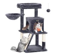 Feandrea Árbol de Gatos, Torre para Gatos Grandes | Gris oscuro, Colección CLAWFY PCT51G