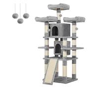 FEANDREA Árbol para Gatos Grande, 170 cm, Gris Claro PCT18W