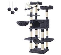 FEANDREA Árbol para Gatos, XXL, 164 cm, Gris Ahumado PCT087G01