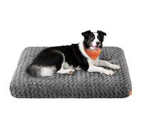 Feandrea Cama para Perros, Cojín, XL, para Perros Grandes, Manta Mullida para Mascotas, Felpa, 110 x 73 cm, Acolchado Suave, Lavable, Antideslizante, Gris Pizarra PGW293GN01