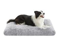 Feandrea Cama para Perros, Sofá para Mascotas, 105 x 68 cm, Acolchado Suave, Lavable, Cojín para Perros, Gris Ombré PGW206GA01