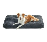 Feandrea Cama para Perros, Sofá para Mascotas, Lavable, 110 x 73 cm | Cojín para Perros, Gris Ahumado, Colección BOBBEE PGW203G02