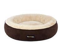 Feandrea Cesta de Perros Redonda, Cama Redonda, ø 50 cm, Marrón PGW050K01