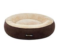 Feandrea Cesta de Perros Redonda, Cama Redonda, ø 60 cm, Marrón PGW060K01