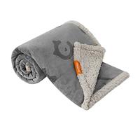 FEANDREA Manta Impermeable para Perros y Gatos, 101 x 127 cm, Lavable | Manta Impermeable, Doble Cara, Gris Paloma y Gris Claro, Colección Basco PPB050G01