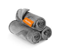 Feandrea Mantas para Mascotas, Juego de 3, Mantas Lavables para Gatos, XS, 60 x 40 cm, para Gatitos y Gatos Pequeños, Manta de Franela para Sofá de Perro, Gris Pizarra PPB011G01