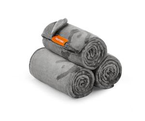 Feandrea Mantas para Mascotas, Juego de 3, Mantas Lavables para Perros, L, 127 x 102 cm, para Perros Pequeños y Medianos, Manta de Franela para Sofá de Perro, Gris Pizarra PPB014G01