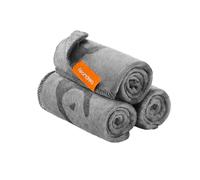 Feandrea Mantas para Mascotas, Juego de 3, Mantas Lavables para Perros, S, 73 x 63 cm, para Gatos y Perros Minialtura, Manta de Franela para Sofá de Perro, Gris Pizarra PPB012G01