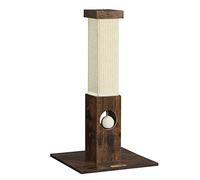 Feandrea Poste de Rascado para Gatos, 73 cm, Rascador de Sisal | Poste para Gatos, Marrón y Blanco, Colección CLAWFY PCA021X01