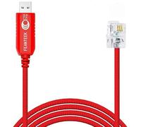 Feanteek Cable USB a RJ9 para NexStar HC(controlador de mano) con puerto RJ9, cable de control USB compatible con NexStar 8SE 6SE (1,8 metros)