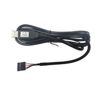 Feanteek TTL-232R-3V3 - Cable USB a UART con señales UART de nivel TTL de +3.3 V, cable de depuración de chip original FT232RQ, compatible con Windows 11, 10, 8, 7, Linux, MAC OS, 6 pines, 3V3, señal