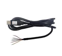 Feanteek TTL-232R-5V-WE - Cable USB a UART con señales UART de nivel TTL de +5 V, cable de depuración de chip original FT232RQ compatible con Windows 11 10 8 7 Linux MAC OS 5 V señal de nivel con