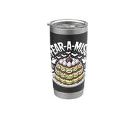 Fear-A-Misu Ghostly Treat Vibes de Halloween Vaso térmico de acero inoxidable de doble pared