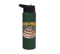 Fear-A-Misu - Humor divertido de postre de Halloween Stainless Steel Insulated Water Bottle