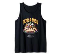 Fear-A-Misu Postre Espeluznante Ghosts Gusanos de Caramelo Camiseta sin Mangas