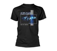 Fear Factory Camiseta unisex para adultos con diseo del da del sol, NEGRO, XL