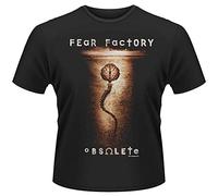 Fear Factory Obsolete Heavy Metal Camiseta Gráfica Top Printed Shirt Short-Sleeve Tee Mens, Negro , XL