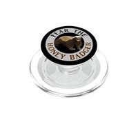 Fear Honey Badger Funny Crazy Animal Fun Graphic PopSockets PopGrip para MagSafe