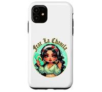 Fear La Chancla Spanish Curvy Chibi Mom Chanclazo Fregona Carcasa para iPhone 11
