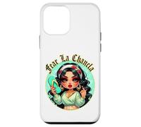 Fear La Chancla Spanish Curvy Chibi Mom Chanclazo Fregona Carcasa para iPhone 12 mini