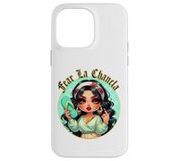 Fear La Chancla Spanish Curvy Chibi Mom Chanclazo Fregona Carcasa para iPhone 14 Pro Max