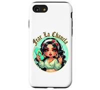 Fear La Chancla Spanish Curvy Chibi Mom Chanclazo Fregona Carcasa para iPhone SE (2020) / 7 / 8
