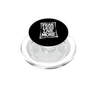 Fear Less Live More - Entrenamiento Motivacional Inspirador PopSockets PopGrip para MagSafe