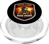 Fear Less Ride More Dirt Bike Rider Motocross Moto MX PopSockets PopGrip para MagSafe