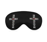 Fear No Evil God Mascarilla para dormir suave con los ojos vendados, portátil, con correa ajustable para hombres y mujeres