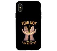 Fear Not I Am with You - Verso bíblico Cristiano Isaías Carcasa para iPhone X/XS