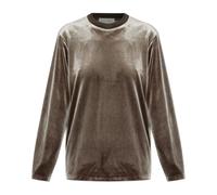 Fear Of God - Velour Classic Long Sleeve Tee - Tops - Mujer - Marrón - S -