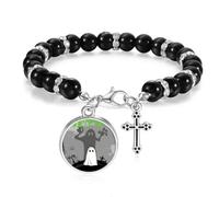 Fear - Pulsera de cuentas de cadáver de Halloween