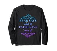 Fear Says What If Faith Says Even If Cita Manga Larga