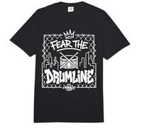 Fear The Drumline King Graffiti Marching Band Baterista Comfort Colors Adult Heavyweight T-Shirt