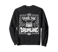 Fear The Drumline King Graffiti Marching Band Baterista Sudadera