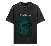 Fear The Old Blood Bloodborne Mens T-Shirt Black Unisex Top tee 3XL