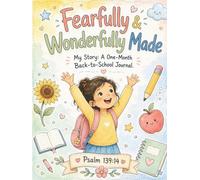 Fearfully & Wonderfully Made: My Story: A One-Month Back-to-School Journal for Kids with Daily Bible Verses and Writing Prompts