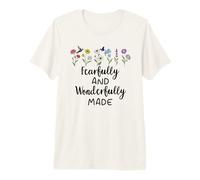 Fearfully & Wonderfully Made Shirts Bible Verse Psalm 139:14 Camiseta Premium