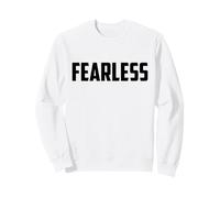 Fearless tee Shirt, Fearless and Strong Motivational Quotes Sudadera