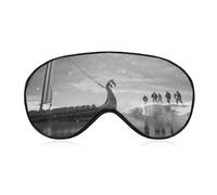 Fearless Vikings Drakkar Winter Adventure Eye-Patch - Antifaz para dormir para hombres, mujeres, adolescentes, niños, para dormir por la noche, comodidad para viajes, yoga, siesta