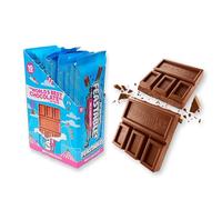 Feastables MrBeast Barrita de Chocolate con Leche 60g (Pack de 10) - Sé el primero en probar la última barrita - Ideal como regalo | para el desayuno | Navidad y Fiestas de Cumpleaños