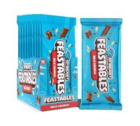 Feastables MrBeast Chocolate Bars/Barras de chocolate (10 x 60 g) - El regalo de chocolate para la verdadera bestia (Milk Chocolate Crunch)