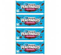 Feastables MrBeast Milk Chocolate 4 x 60g - Caja Regalo - 240g (Milk Chocolate)