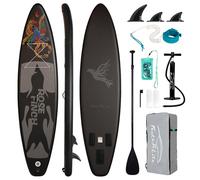 FEATH-R-LITE Tabla de Surf Hinchable Stand Up Paddling Sup Board con Remo Ajustable/Bomba/Mochila/Correa/Bolsa Impermeable