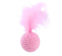 Feather Ball Cat Toy - Interactive Pet Chewing Ball | Bite Resistant Cat Toy Feather Ball Cat Toys with Feathers for Cats Pets,Cat Feather Ball Kittens Training Toys for Exercise Chasing Entertainment