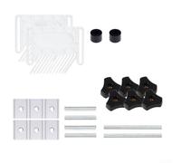 Feather Board - Tabla para sierra circular de mesa, guía auxiliar para fijación segura del pilar, ajustable de 0 a 10 cm, de nailon, color blanco (C)