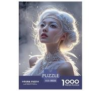 Feather Girl 1000 Pièces Rompecabezas Desafiante Y Educativo para Adultos Regalos para Familiares Y Amigos Tout-Petits 38x26cm/1000pcs