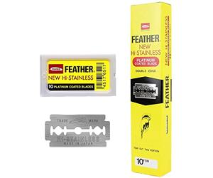 Feather Hojillas de Afeitar Doble Filo - 200 Unidades
