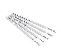 Feather Wire Texture Tool, 5PCS Aluminum Clay Needle Tools with Comfortable Texture Handle Nonslip Pottery Sculpture Needle for Clay Sculpting Texturing Modeling